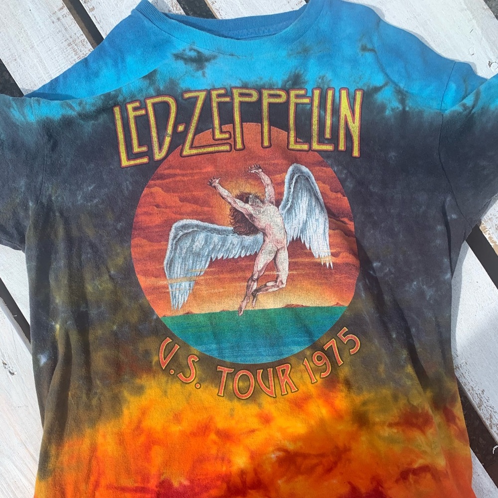 Led Zeppelin tie dye shirt